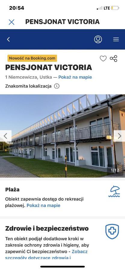 Pensjonat Victoria Устка Екстер'єр фото